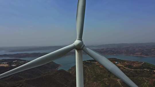 河南小浪底水库风力发电场