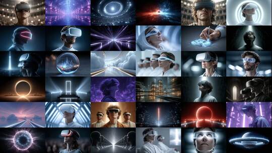 虚拟现实ARVR未来科技(前138S为快速预览)高清在线视频素材下载