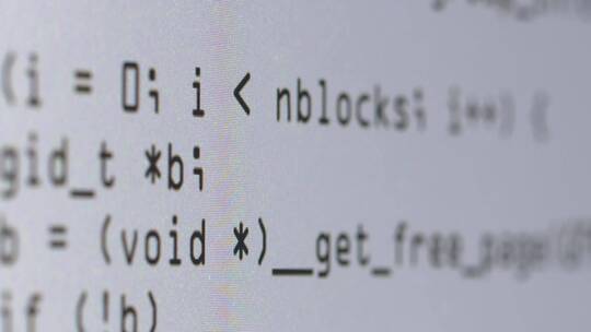 计算机代码特写镜头视频素材模板下载