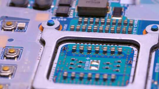 芯片 电路 电子 电路板视频素材模板下载