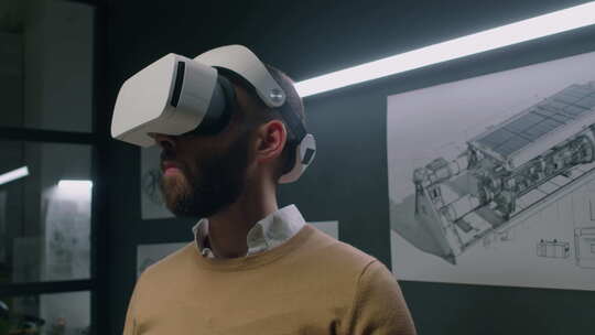 使用现代VR技术在现场观察可再生能源