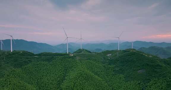 山顶风力发电