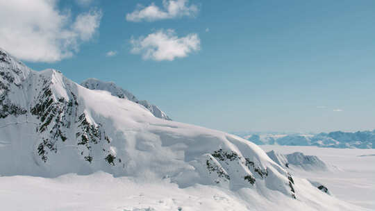 雪山冰川摇移镜头