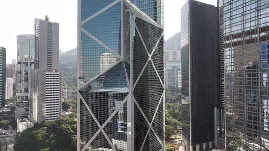 香港中银大厦航拍