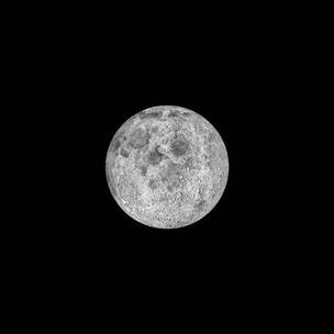 月球自转透明通道高清