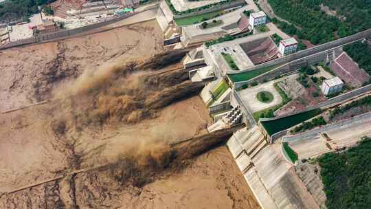 河南黄河小浪底跳水调沙