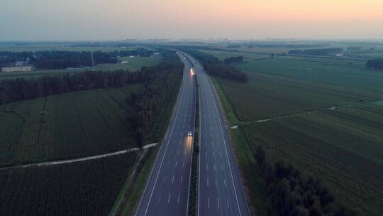 航拍中国高速公路视频素材模板下载
