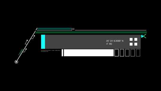 科技感文字字幕条指示线背景未来智能炫酷