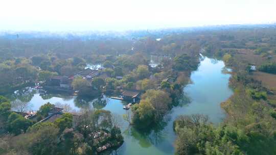 杭州西湖区西溪湿地美景风景视频素材