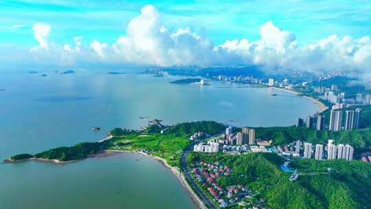 珠海城市航拍延时