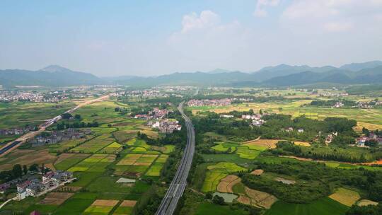 航拍乡村风景