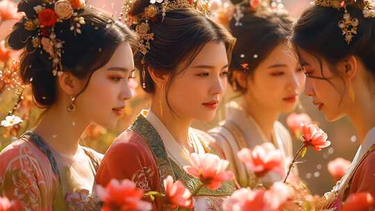 合集 古典美女的魅力中国民族风情传统服饰