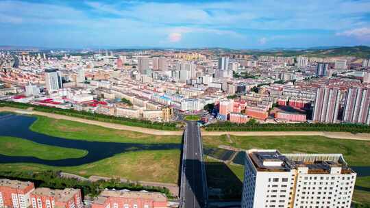 赤峰赤峰市航拍赤峰航拍赤峰街景