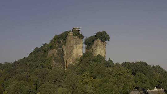 窦圌山航拍