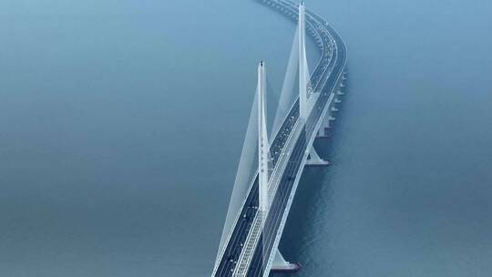 【可商用】上海长江大桥航拍崇明长兴岛三角视频素材模板下载