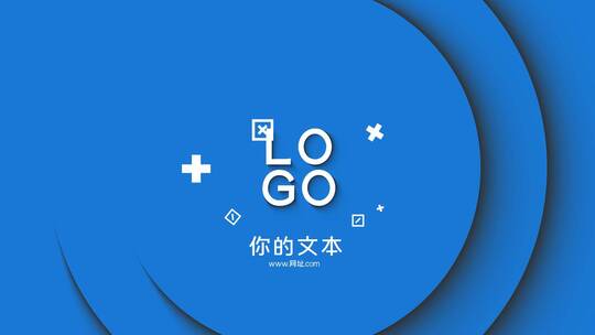 简洁图形MG动画企业LOGO片头