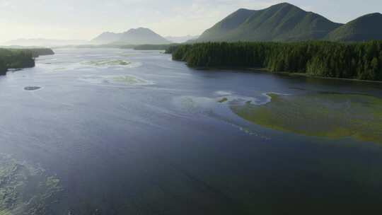 湖泊山脉水资源丰富淡水自然环境优美