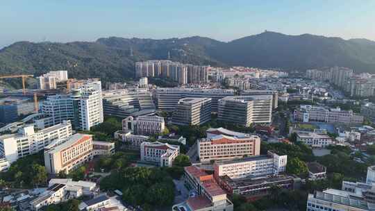 航拍福建厦门大学艺术学院