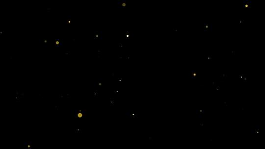 金色粒子 粒子 粒子叠加 粒子飘散