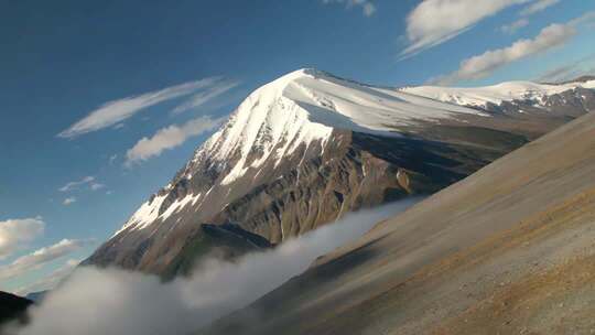 雪山自然风光全景