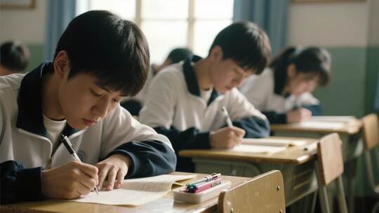 高中高考 校园毕业学校生活青春 高考必胜高清在线视频素材下载