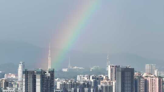 中国广东省广州市城区彩虹