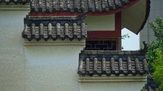 中式建筑庭院屋脊