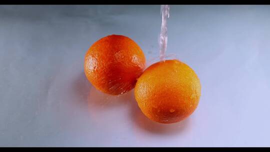 水果橙子拍摄片段