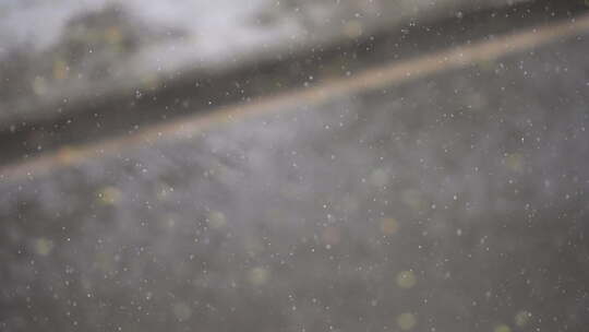 小雪 雪天