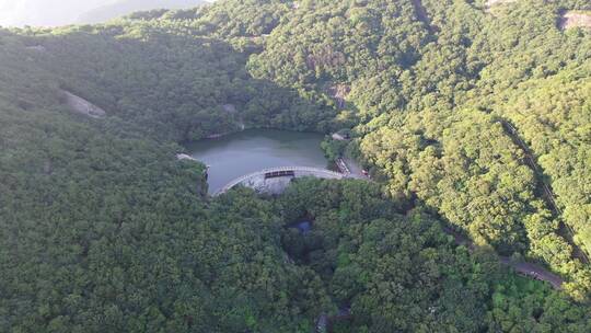 泉州清源山天湖航拍福建5a级景区旅游景点