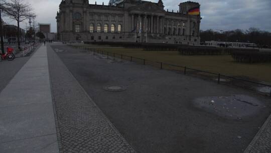 德国柏林的国会大厦视频素材模板下载