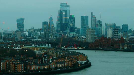 伦敦城市建筑视频素材模板下载