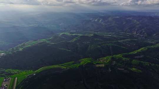 陕甘宁黄土高原地貌