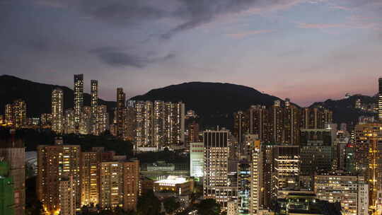 香港夜景延时