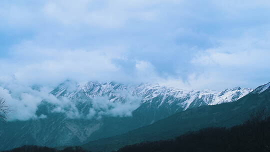 四川九顶山雪山 3