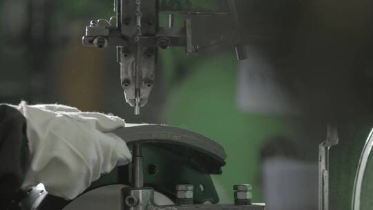 机器人生产线加工冲压数控机床自动焊接机床视频素材模板下载