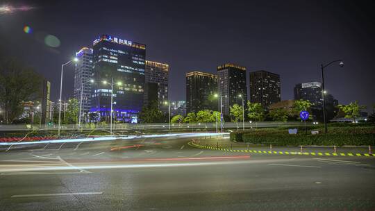 杭州夜景视频素材模板下载