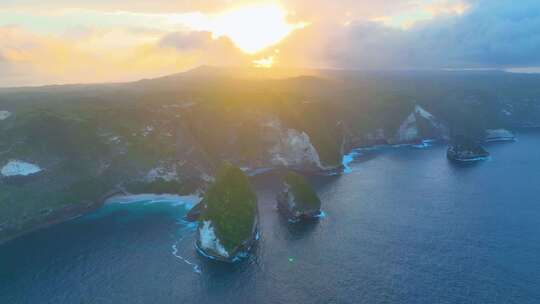 巴厘岛南梦岛海岛风光