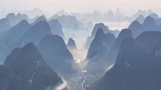 桂林山水 桂林风光 桂林航拍 风光风景