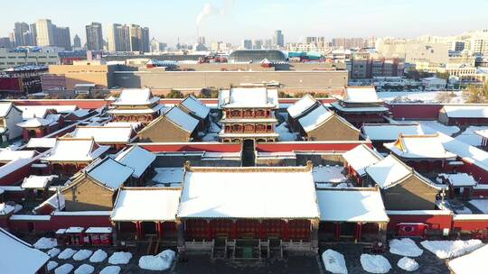 沈阳故宫雪景