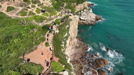 风景，航拍，无人机拍摄，全景，深圳海边风景