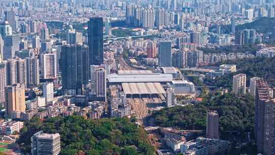 厦门 福建 思明区 大全景 俯瞰思明区