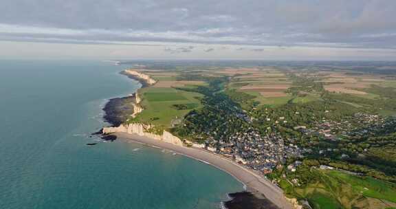 Etretat，法国，海岸，海滩