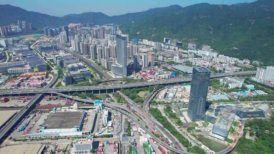 深圳盐田区大景空镜