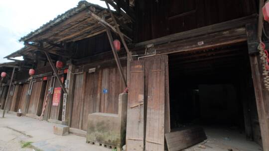 古代商铺圩镇乡镇乡村道路街道街景