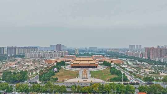 安阳市中国文字博物馆航拍
