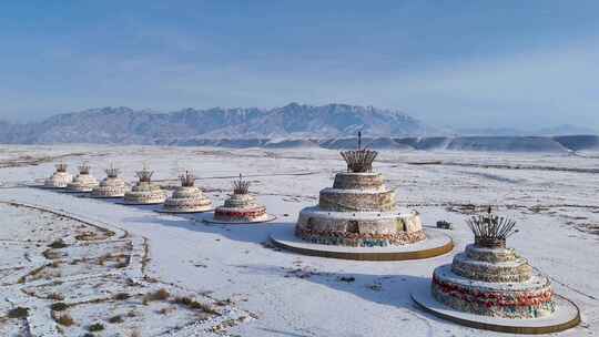 贺兰山雪景 贺兰山西麓雪景2