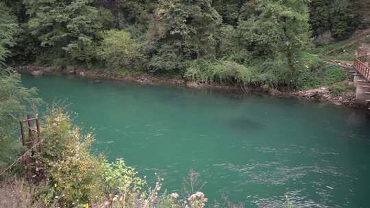 波黑河波斯尼亚风景绿色自然美景