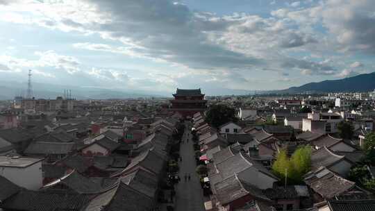 中国云南大理巍山古城风景视频素材模板下载