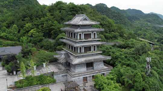 贵州省贵阳市花溪区孔学堂航拍